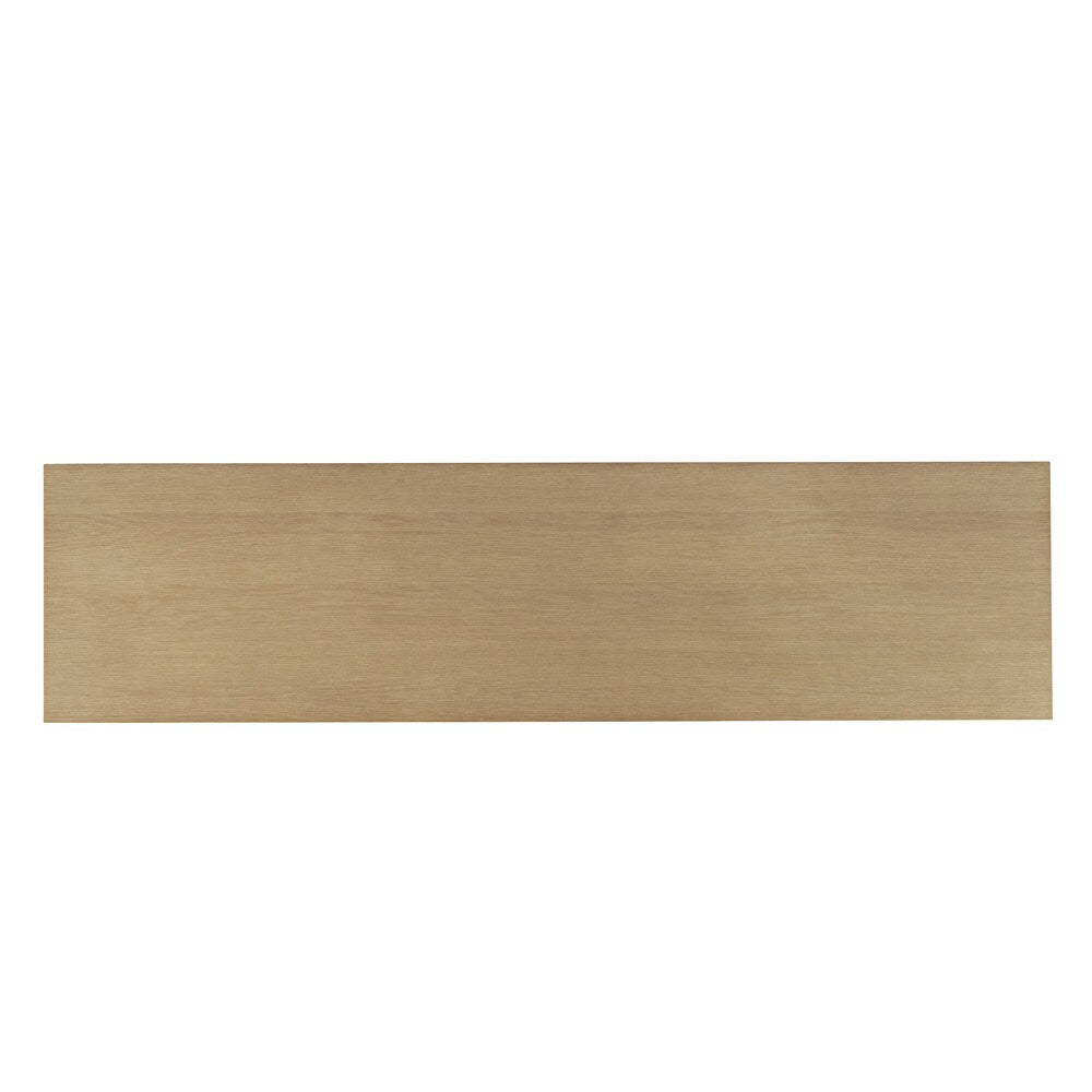 Jofran - Reece 70in Mid-Century Modern Starburst TV Stand Console Storage Cabinet in Light Oak - 2484-70 veiw 5