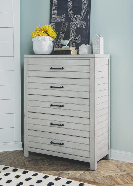 Legacy Classic Kids - Summer Camp Drawer Chest Stone Path Gray Finish - 0833-2200VC veiw 2