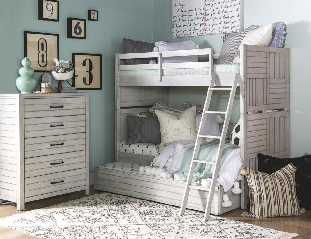 Legacy Classic Kids - Summer Camp Drawer Chest Stone Path Gray Finish - 0833-2200VC veiw 3