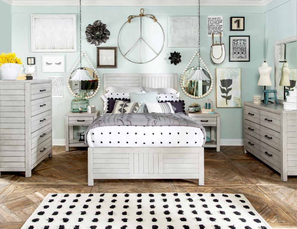 Legacy Classic Kids - Summer Camp Open Night Stand Stone Path Gray Finish - 0833-3101V veiw 3