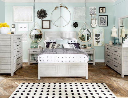 Legacy Classic Kids - Summer Camp Open Night Stand Stone Path Gray Finish - 0833-3101V veiw 3