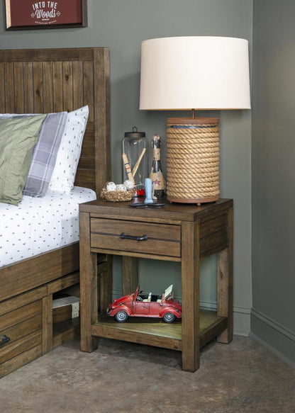 Legacy Classic Kids - Summer Camp Open Night Stand Brown Finish - 0832-3101V veiw 2
