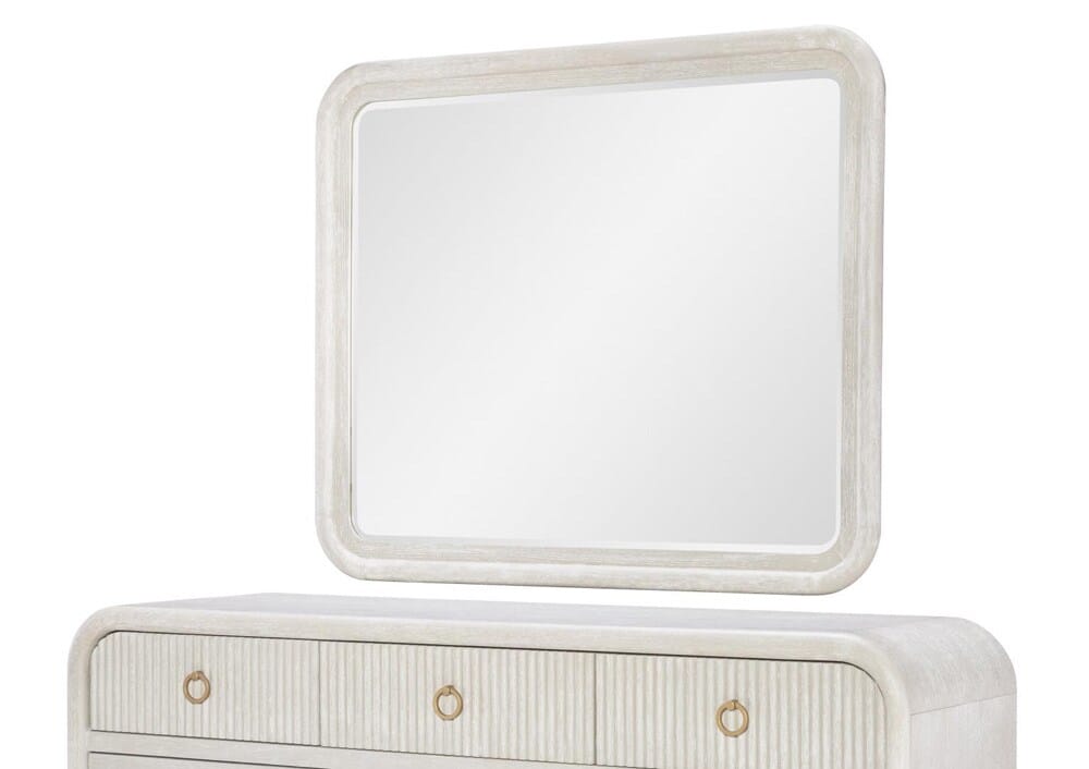 Legacy Classic Furniture - Miramar Rectangular Mirror, Oyster - 3300-0300 veiw 3