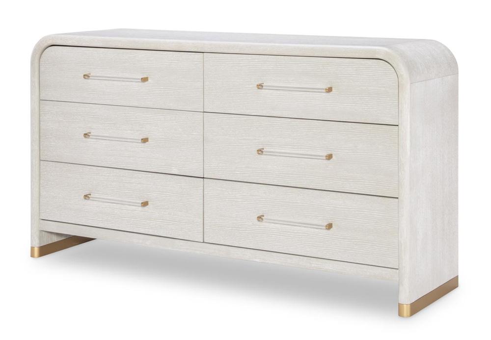 Legacy Classic Furniture - Miramar Six Drawer Dresser, Oyster - 3300-1200 veiw 1