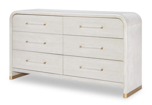 Legacy Classic Furniture - Miramar Six Drawer Dresser, Oyster - 3300-1200 veiw 1