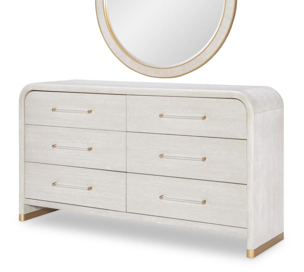Legacy Classic Furniture - Miramar Six Drawer Dresser, Oyster - 3300-1200 veiw 2