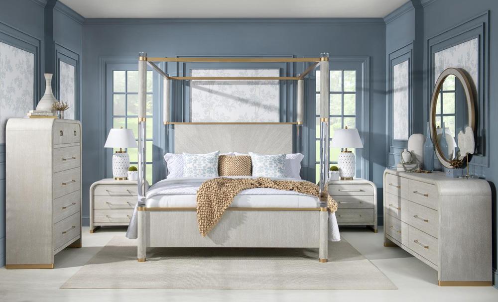Legacy Classic Furniture - Miramar Six Drawer Dresser, Oyster - 3300-1200 veiw 7