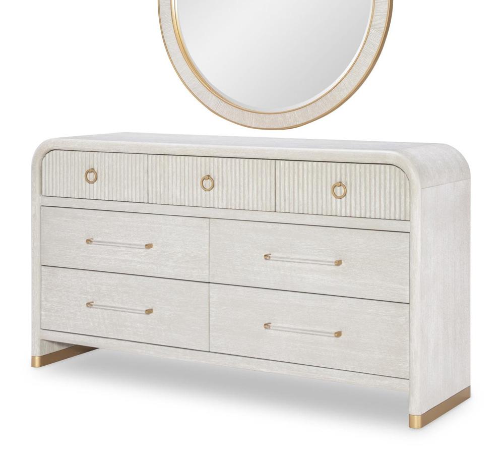 Legacy Classic Furniture - Miramar Seven Drawer Dresser, Oyster - 3300-1201 veiw 2