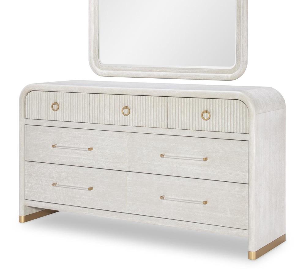 Legacy Classic Furniture - Miramar Seven Drawer Dresser, Oyster - 3300-1201 veiw 3