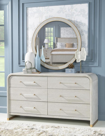 Legacy Classic Furniture - Miramar Seven Drawer Dresser, Oyster - 3300-1201 veiw 4