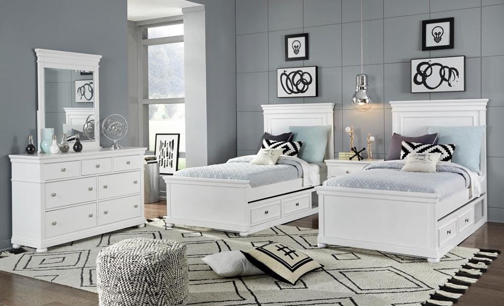 Legacy Classic Kids - Canterbury 2.0 Vertical Mirror White Finish - 3815-0100 veiw 4