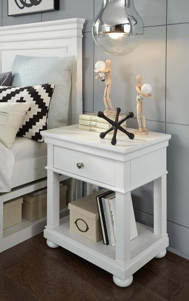 Legacy Classic Kids - Canterbury 2.0 Open Night Stand White Finish - 3815-3101 veiw 2