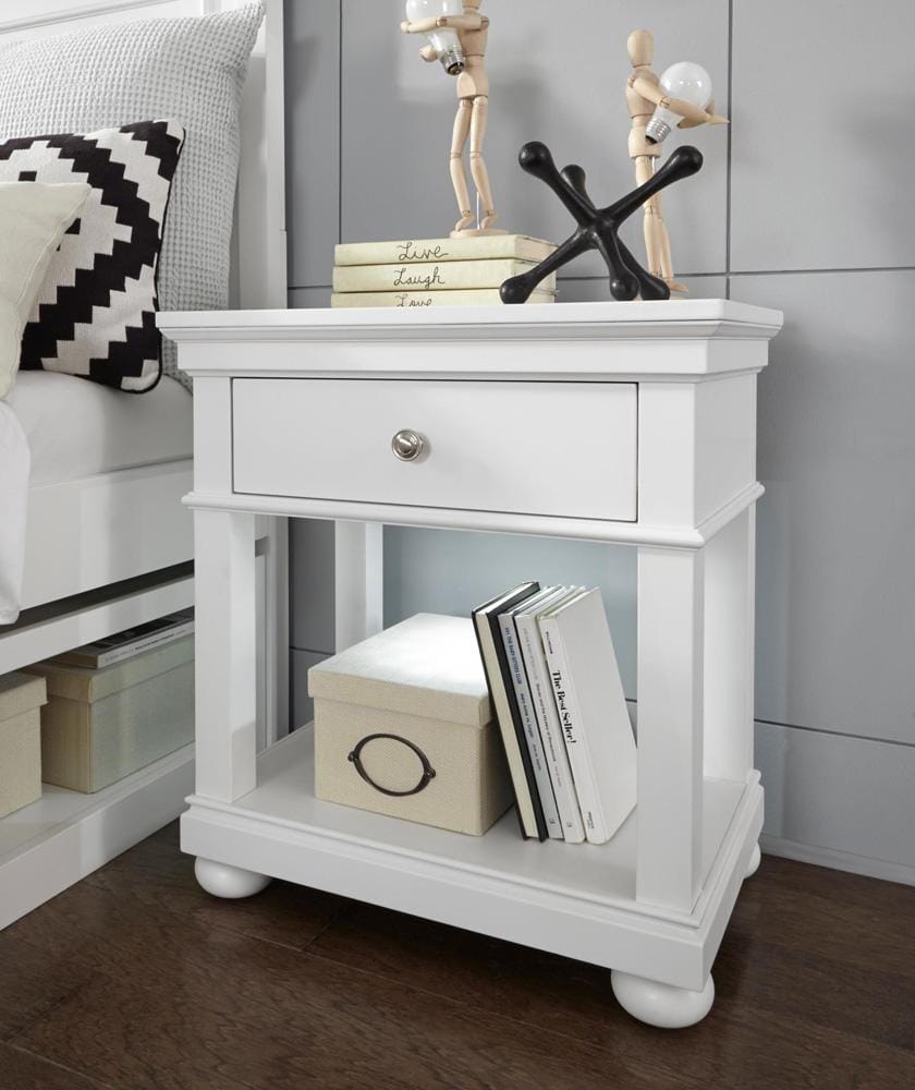 Legacy Classic Kids - Canterbury 2.0 Open Night Stand White Finish - 3815-3101 veiw 3