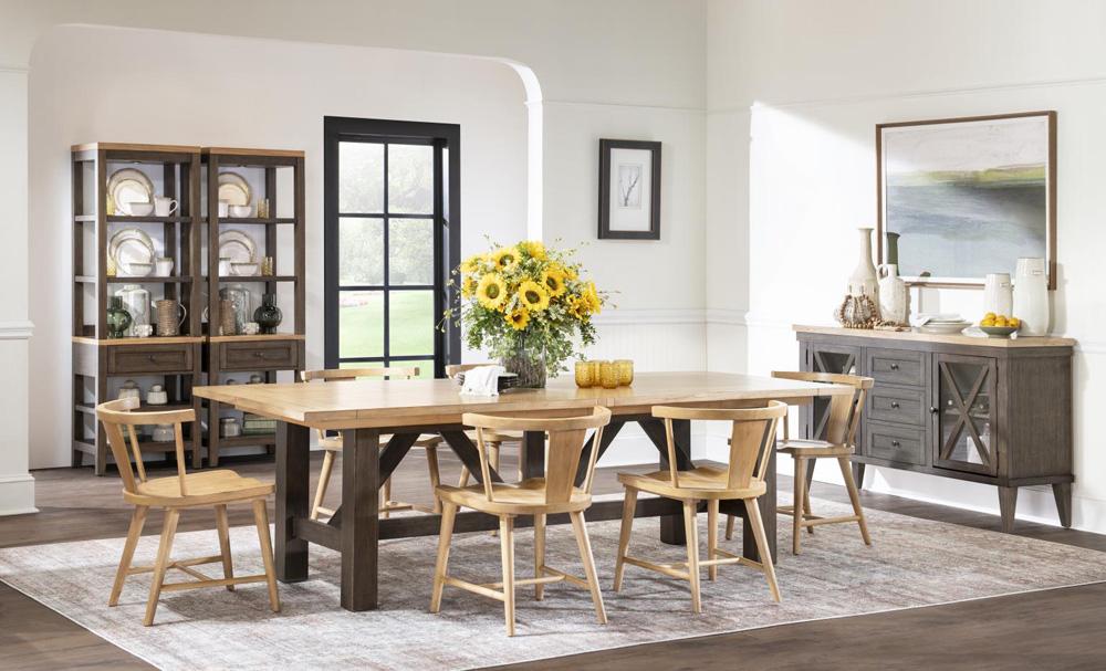 Legacy Classic Furniture - Trisha Yearwood XxxS And OooS Trestle Dining Table - TY4425-222 veiw 6