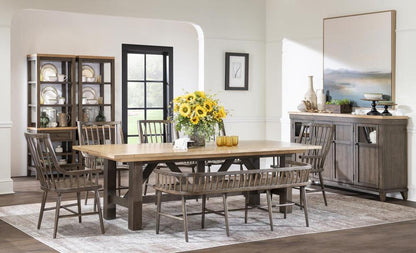 Legacy Classic Furniture - Trisha Yearwood XxxS And OooS Trestle Dining Table - TY4425-222 veiw 7