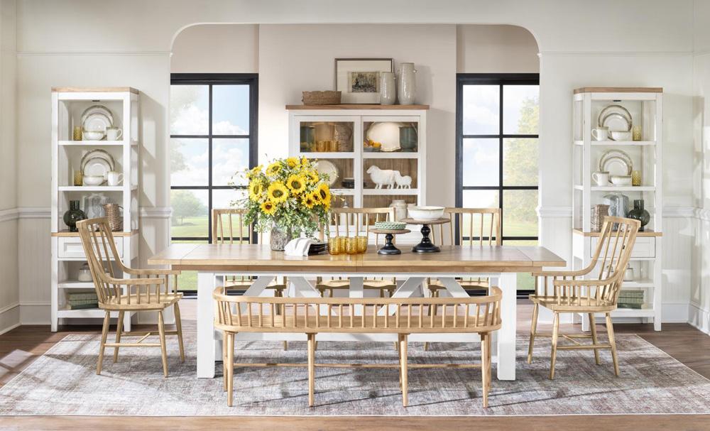 Legacy Classic Furniture - Trisha Yearwood XxxS And OooS Trestle Dining Table - TY4424-222 veiw 5