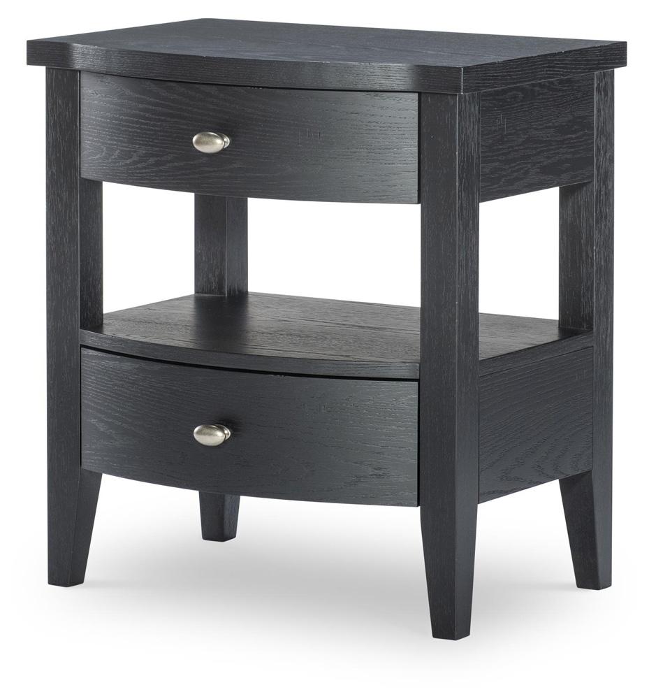 Legacy Classic Furniture - Trisha Yearwood TodayS Traditions Open Nightstand 2 Drawer Blacksmith Finish - TY4951-3102 veiw 1