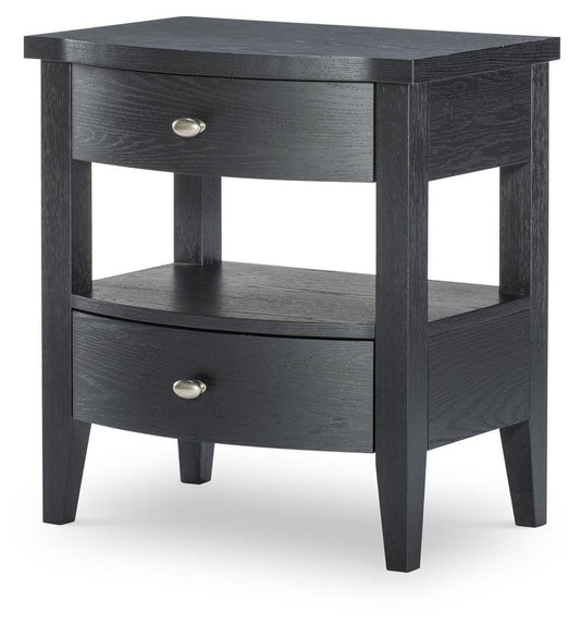 Legacy Classic Furniture - Trisha Yearwood TodayS Traditions Open Nightstand 2 Drawer Blacksmith Finish - TY4951-3102 veiw 1