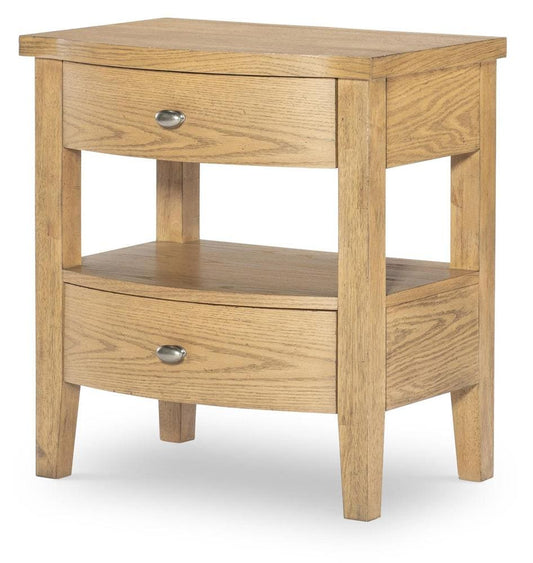 Legacy Classic Furniture - Trisha Yearwood TodayS Traditions Open Nightstand 2 Drawer Natural Hickory Finish - TY4950-3102 veiw 1