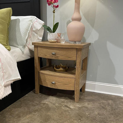 Legacy Classic Furniture - Trisha Yearwood TodayS Traditions Open Nightstand 2 Drawer Natural Hickory Finish - TY4950-3102 veiw 4