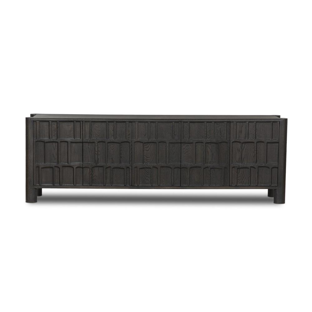Four Hands - Aiden - Ezri Media Console - Black Oak - 241251-002 veiw 1
