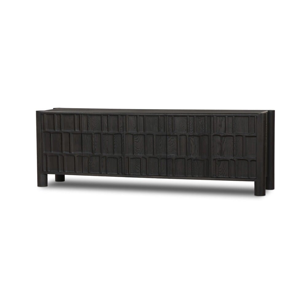 Four Hands - Aiden - Ezri Media Console - Black Oak - 241251-002 veiw 2