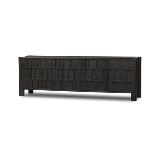 Four Hands - Aiden - Ezri Media Console - Black Oak - 241251-002 veiw 2