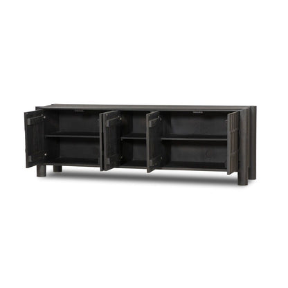 Four Hands - Aiden - Ezri Media Console - Black Oak - 241251-002 veiw 3