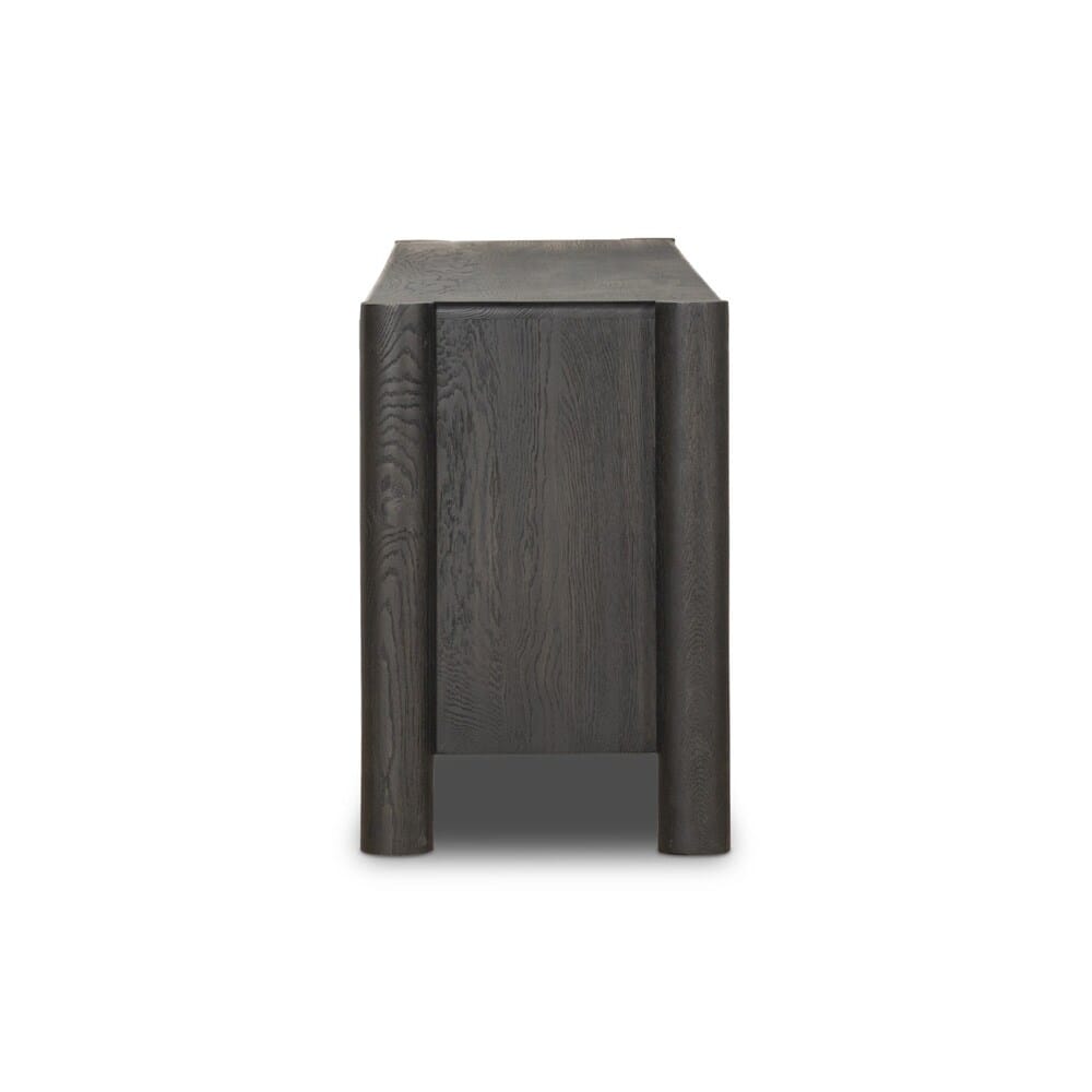 Four Hands - Aiden - Ezri Media Console - Black Oak - 241251-002 veiw 4