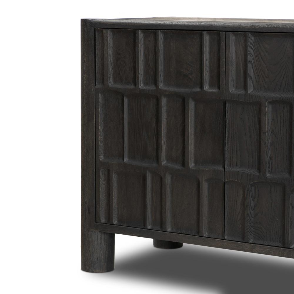 Four Hands - Aiden - Ezri Media Console - Black Oak - 241251-002 veiw 9