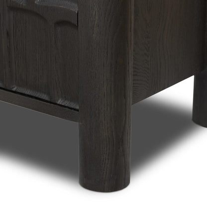 Four Hands - Aiden - Ezri Media Console - Black Oak - 241251-002 veiw 10