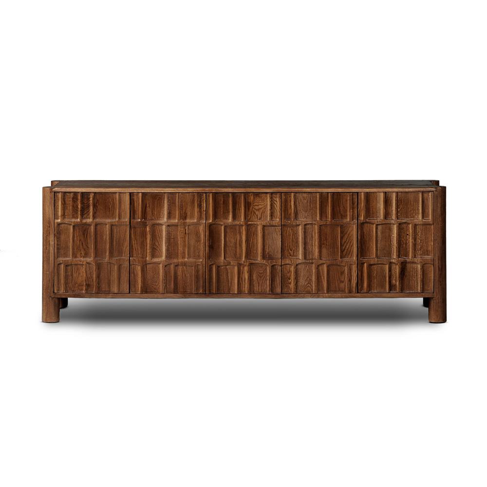 Four Hands - Aiden - Ezri Media Console - Cocoa Oak - 241251-001 veiw 1