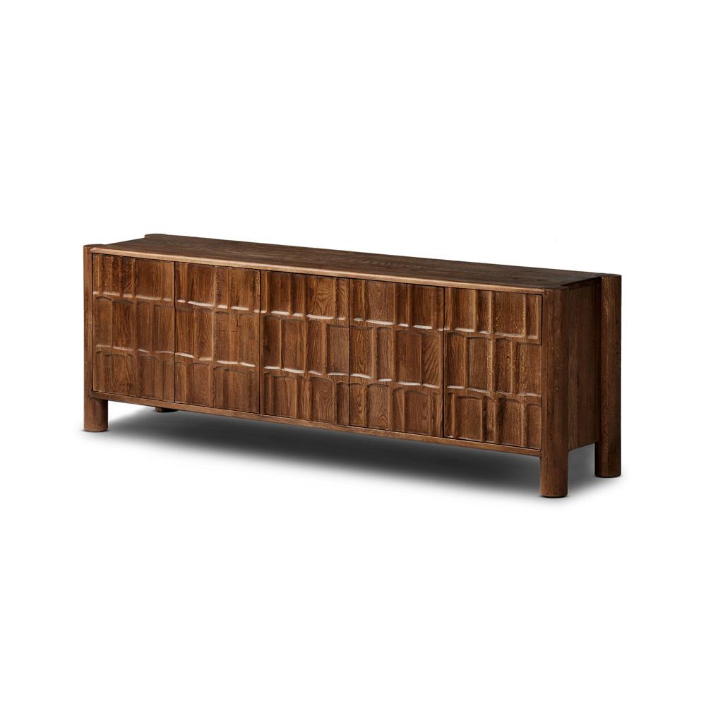 Four Hands - Aiden - Ezri Media Console - Cocoa Oak - 241251-001 veiw 2