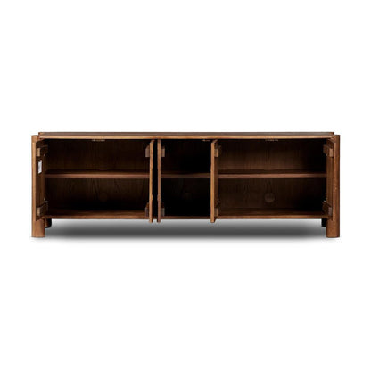 Four Hands - Aiden - Ezri Media Console - Cocoa Oak - 241251-001 veiw 3