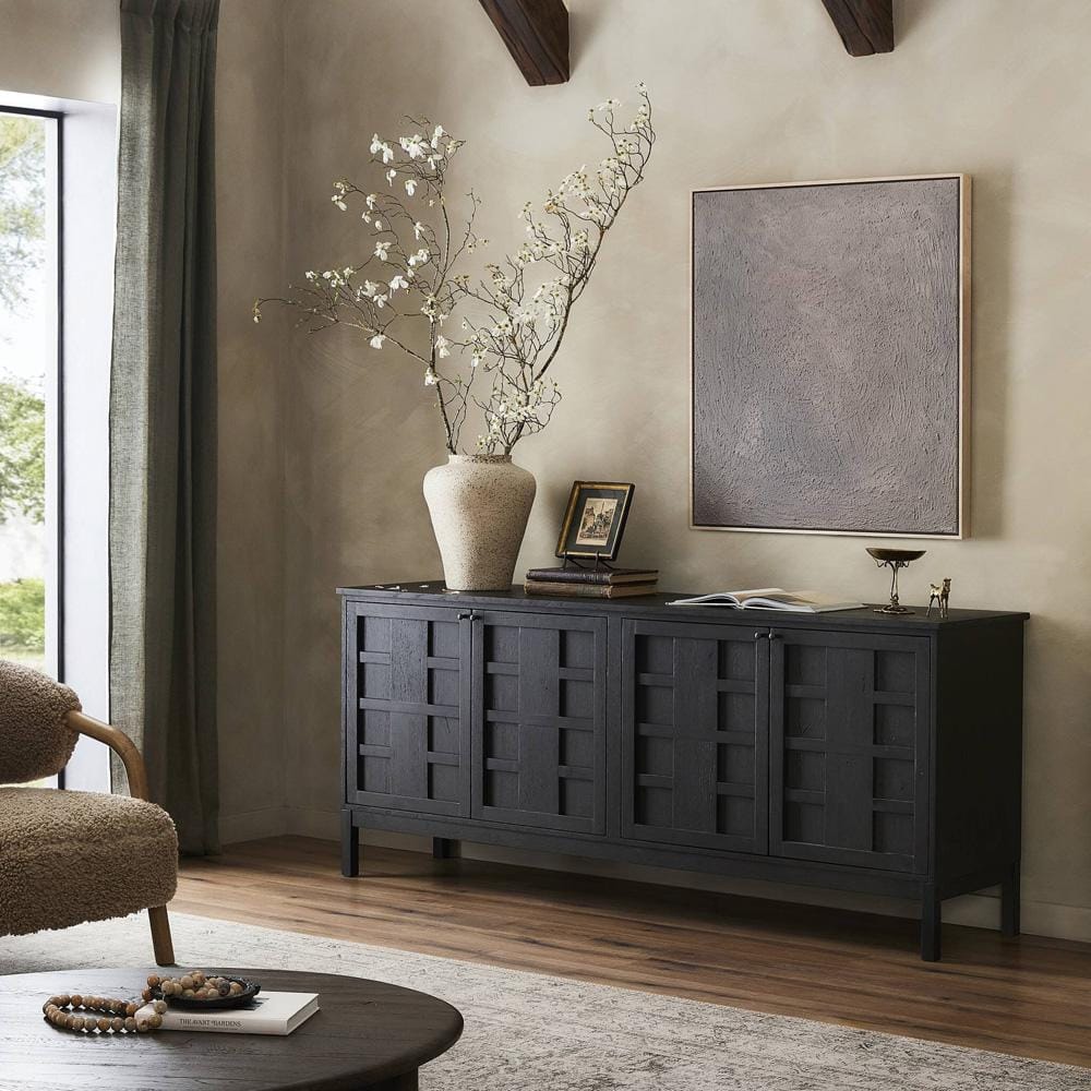 Four Hands - Berman - Alessio Sideboard - Smoked Black - 245348-002 veiw 11