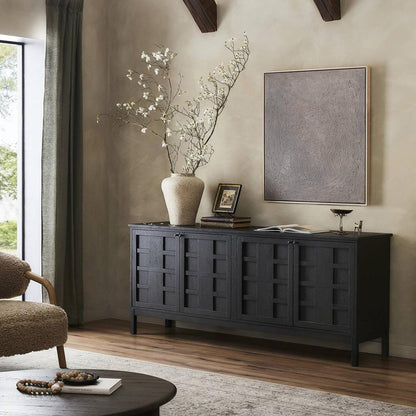 Four Hands - Berman - Alessio Sideboard - Smoked Black - 245348-002 veiw 11