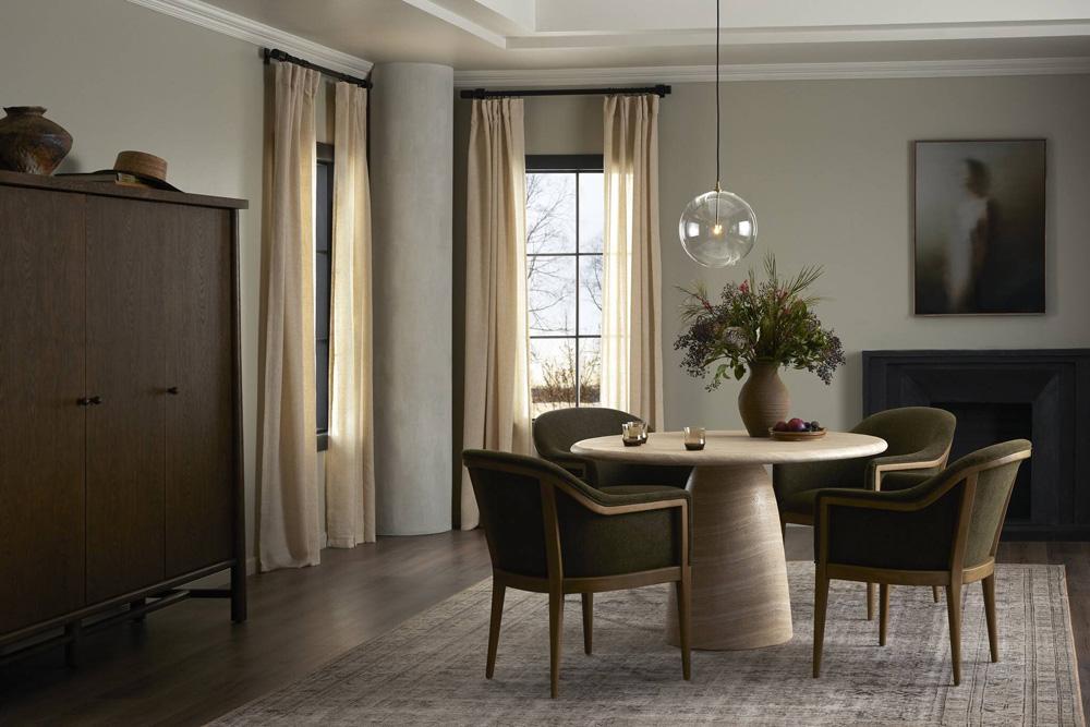Four Hands - Chandler - Janice Dining Table - Sand Striae - 240106-001 veiw 10