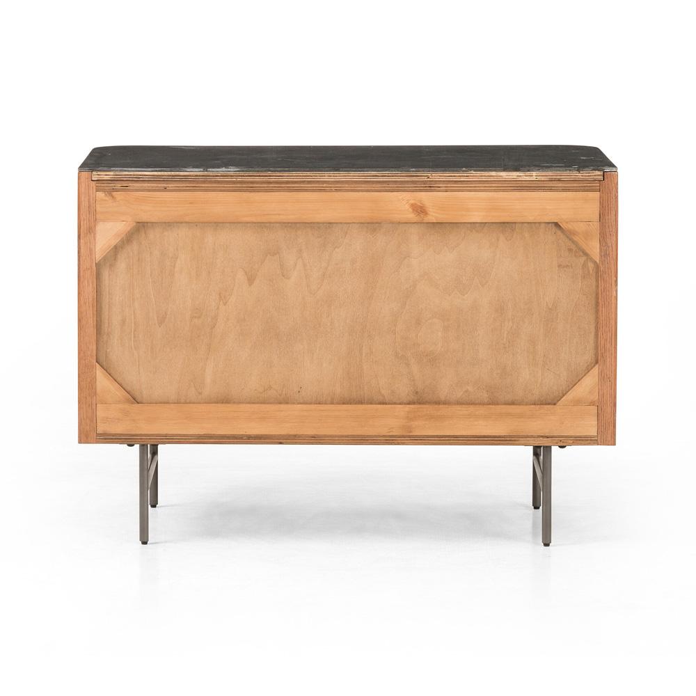 Four Hands - Collins - Fletcher Large Nightstand - Bluestone - Terra Brown Oak - 234690-001 veiw 6