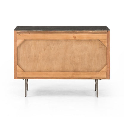 Four Hands - Collins - Fletcher Large Nightstand - Bluestone - Terra Brown Oak - 234690-001 veiw 6
