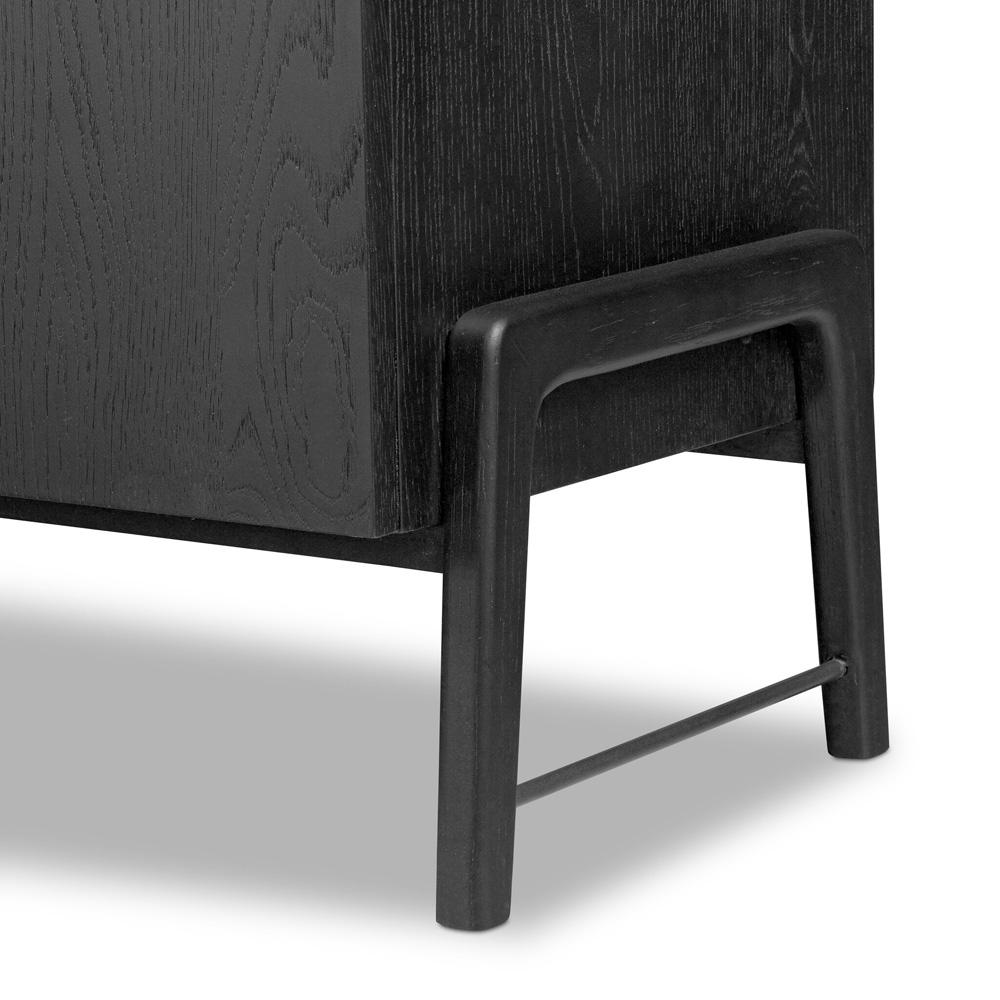 Four Hands - Filmore - Rosedale Media Console - Chaps Sand - Ebony Oak Veneer - 108672-004 veiw 10