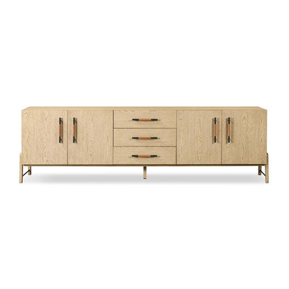 Four Hands - Filmore - Rosedale Media Console - Chaps Sand - Yucca Oak Veneer - 108672-003 veiw 2