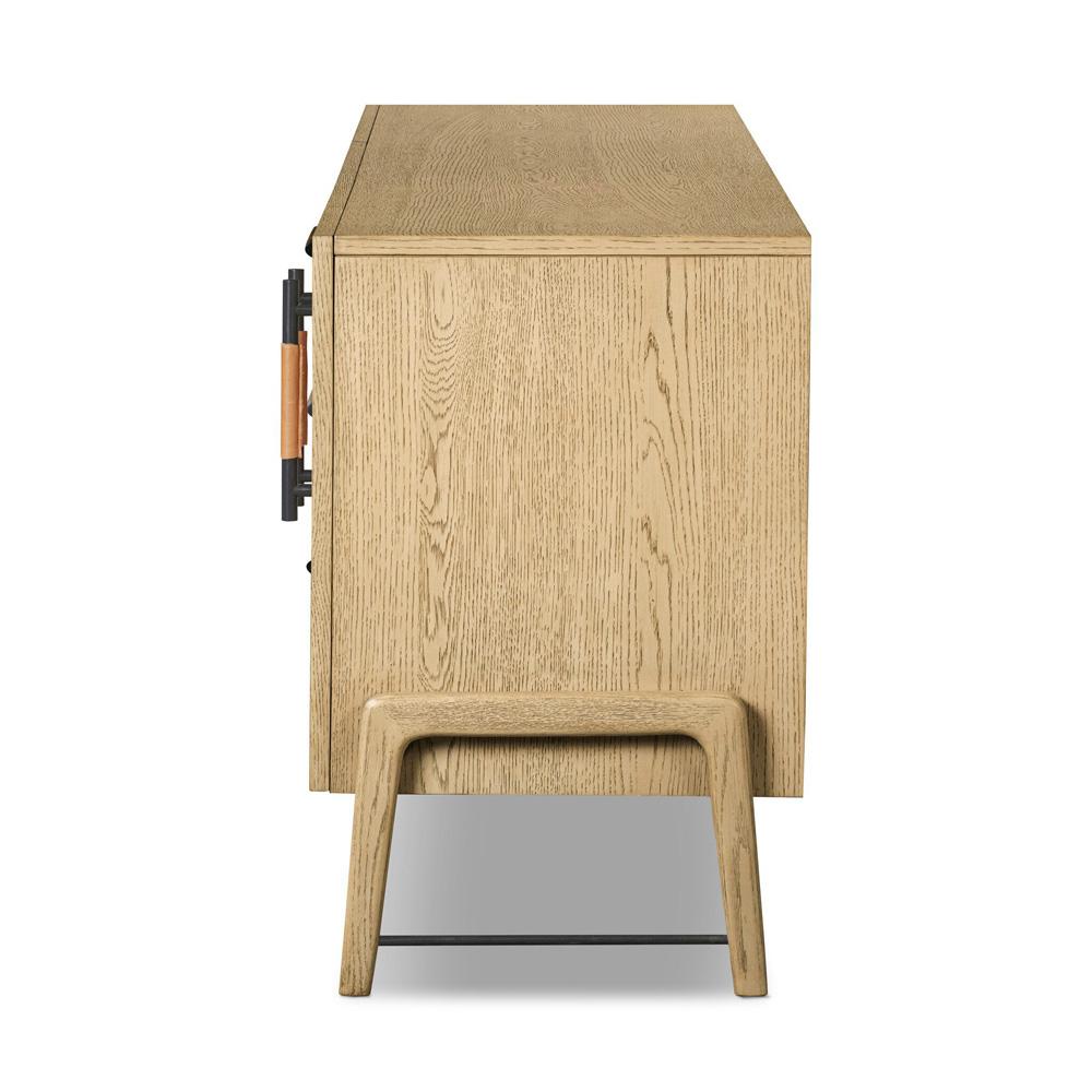 Four Hands - Filmore - Rosedale Media Console - Chaps Sand - Yucca Oak Veneer - 108672-003 veiw 3