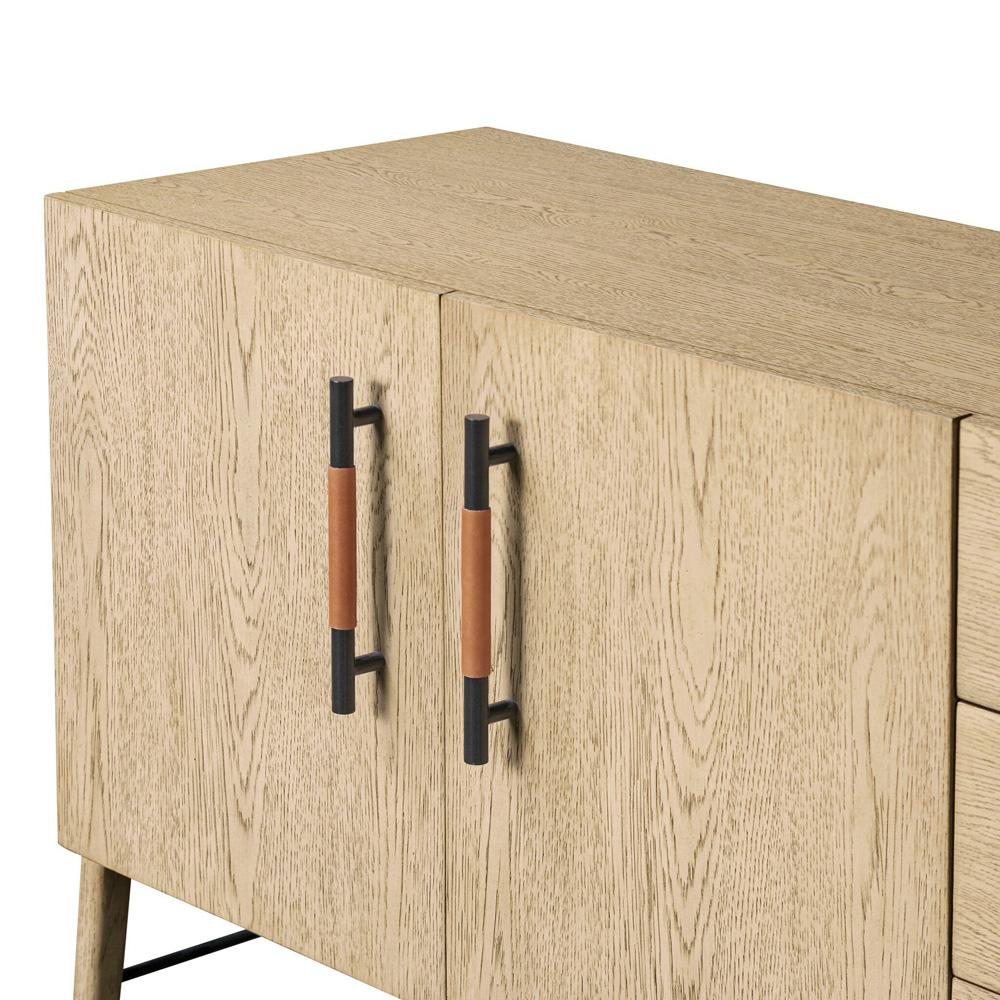 Four Hands - Filmore - Rosedale Media Console - Chaps Sand - Yucca Oak Veneer - 108672-003 veiw 7
