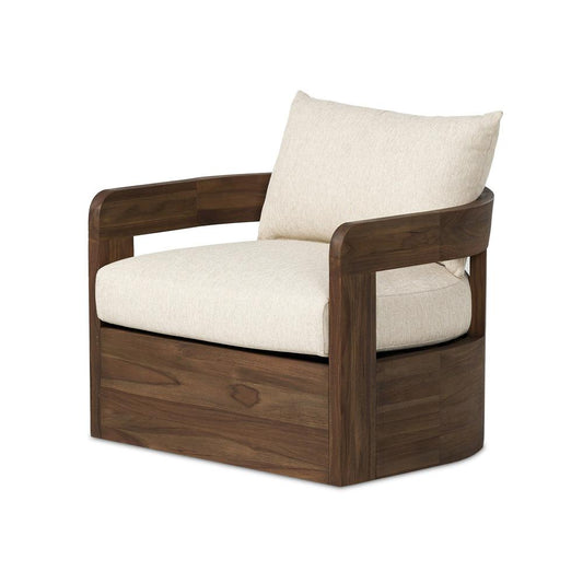 Four Hands - Pembrook - Jackson Outdoor Swivel Chair - Ellor Beige - 245780-004 veiw 1