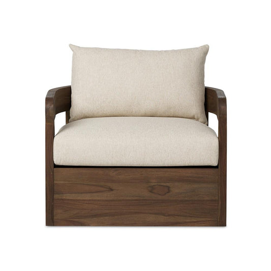 Four Hands - Pembrook - Jackson Outdoor Swivel Chair - Ellor Beige - 245780-004 veiw 2