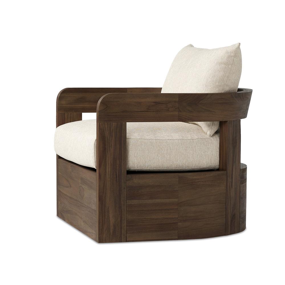 Four Hands - Pembrook - Jackson Outdoor Swivel Chair - Ellor Beige - 245780-004 veiw 3