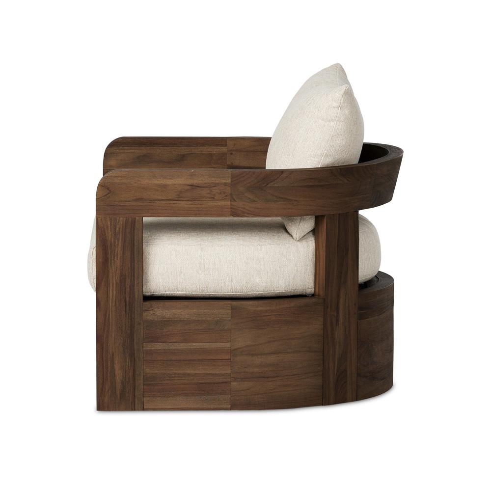 Four Hands - Pembrook - Jackson Outdoor Swivel Chair - Ellor Beige - 245780-004 veiw 4