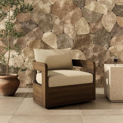 Four Hands - Pembrook - Jackson Outdoor Swivel Chair - Ellor Beige - 245780-004 veiw 12