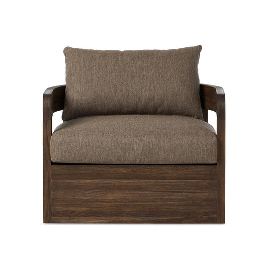 Four Hands - Pembrook - Jackson Outdoor Swivel Chair - Ellor Brown - 245780-003 veiw 2