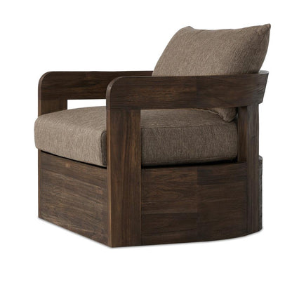Four Hands - Pembrook - Jackson Outdoor Swivel Chair - Ellor Brown - 245780-003 veiw 3